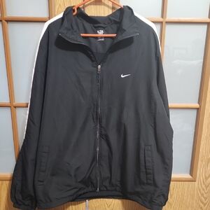 Nike Men's Black and White Windbreaker Size XXL